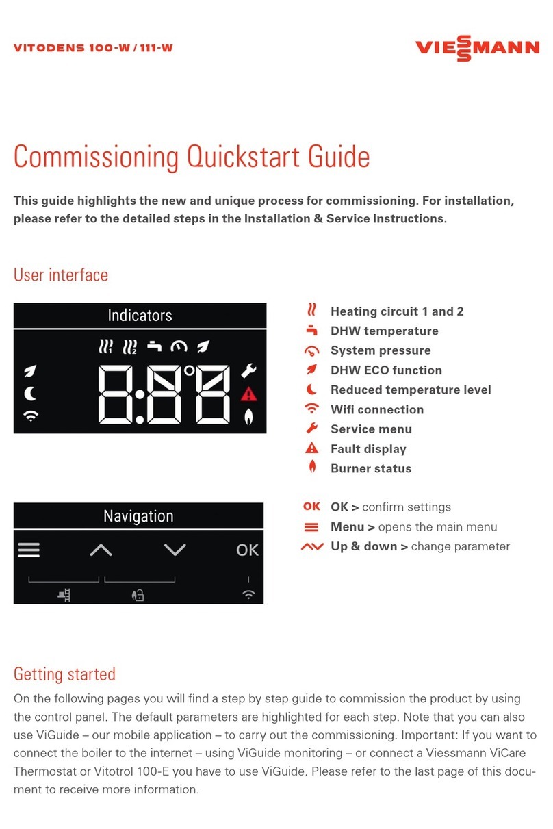 Viessmann Vitodens 100-W User manual