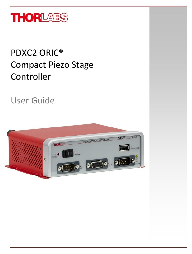 THORLABS ORIC PDXC2 User manual