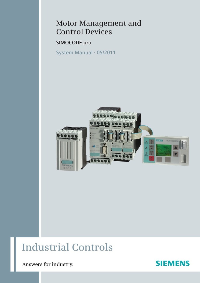 Siemens SIMOCODE pro User guide Siemens SIMOCODE pro User guide