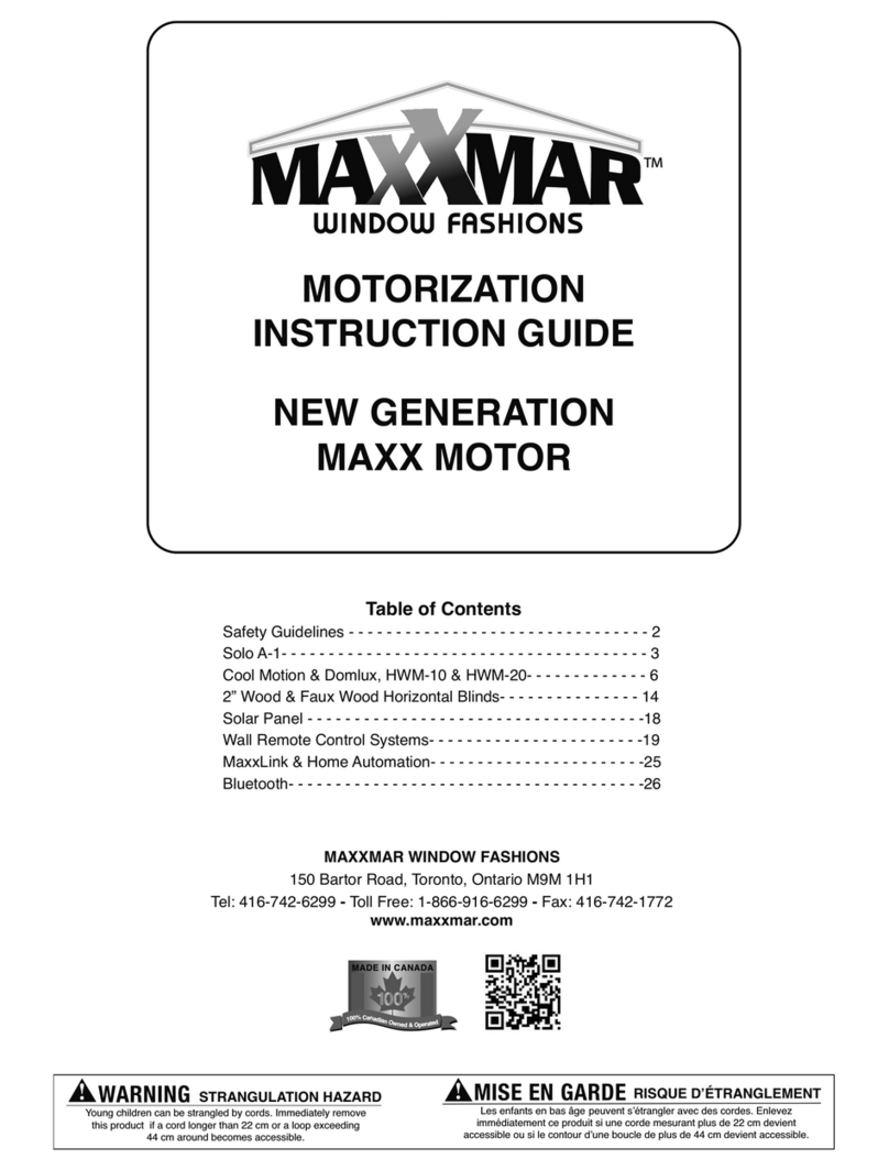 MaxxMar HWM-10 Installation, operation & programming instructions
