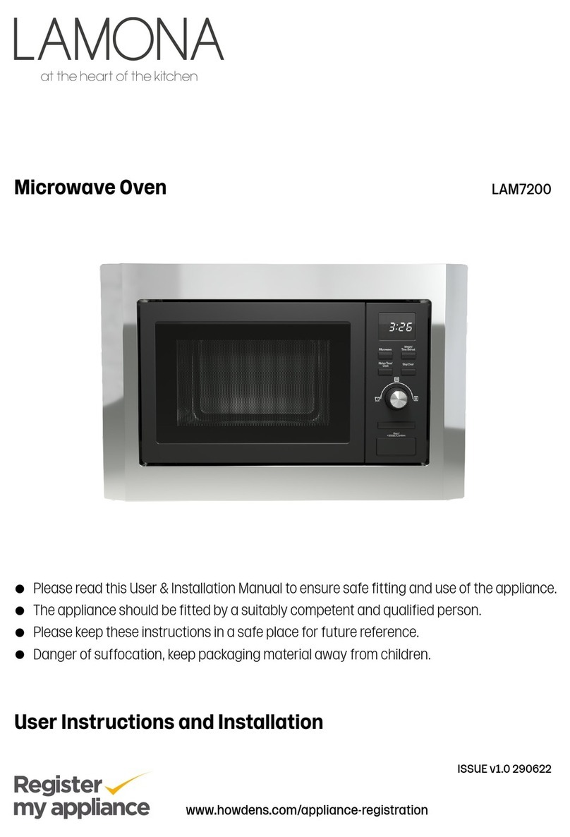 Lamona LAM7200 User Instructions and Installation