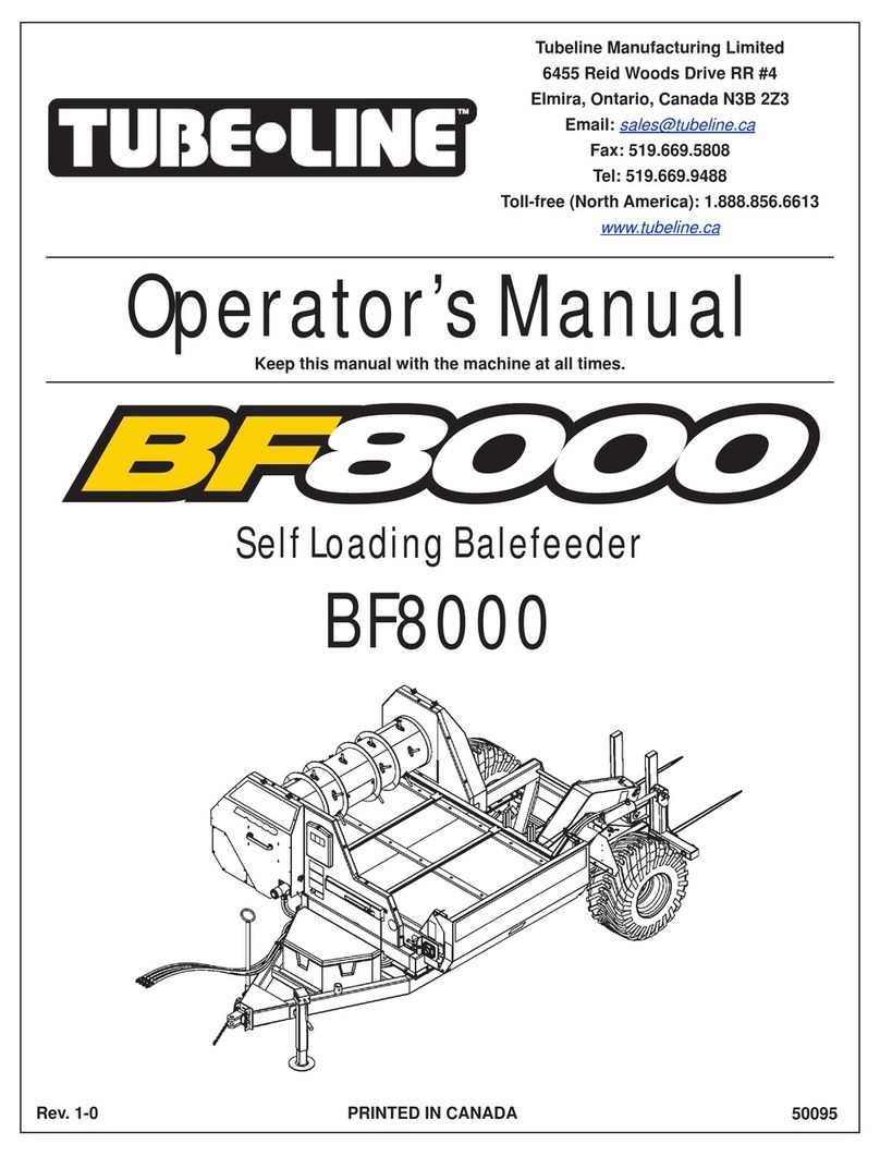 Tube-Line BF8000 Operator's manual