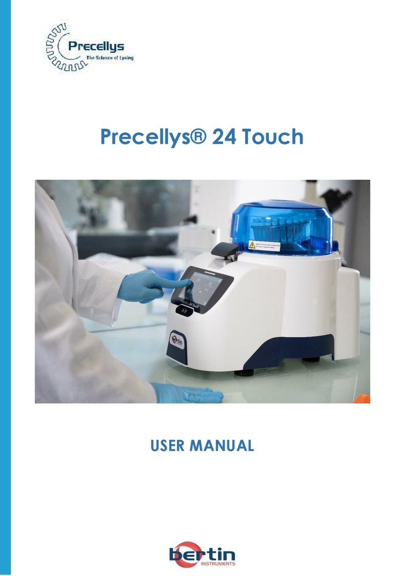 Bertin Instruments Precellys 24 Touch user manual