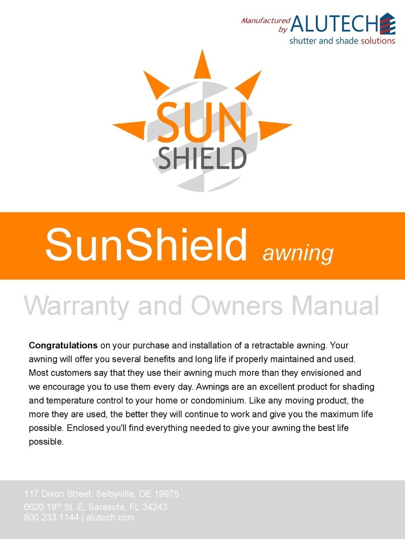 Alutech SunShield owner's manual