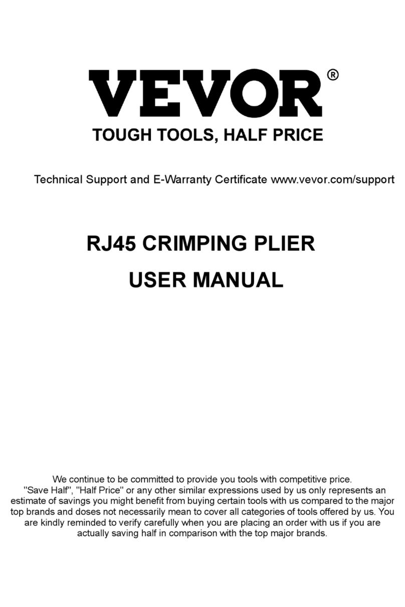 VEVOR HT-08P6 User manual