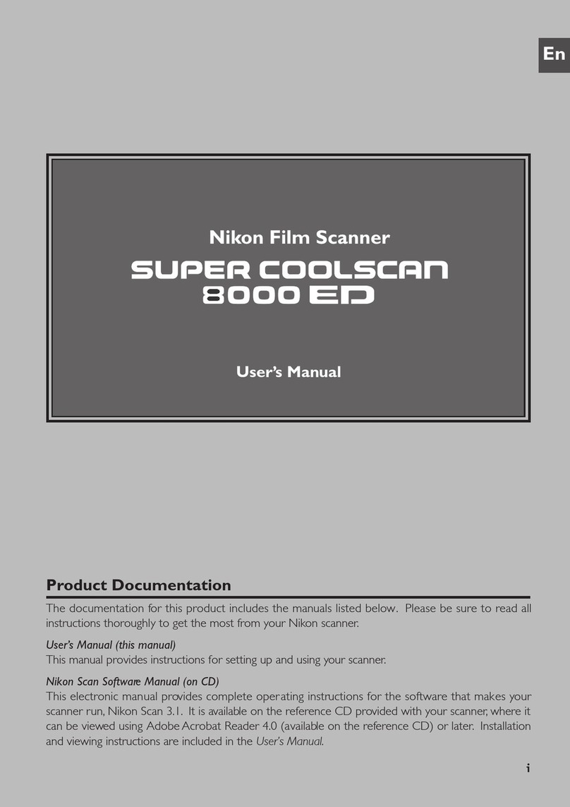 Nikon SUPER COOLSCAN 8000 ED user manual