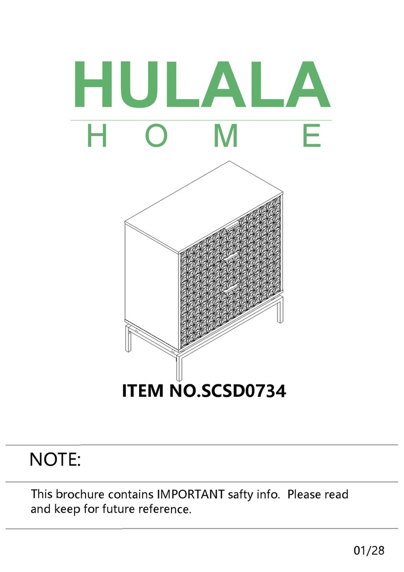 HULALA HOME SCSD0734 manual