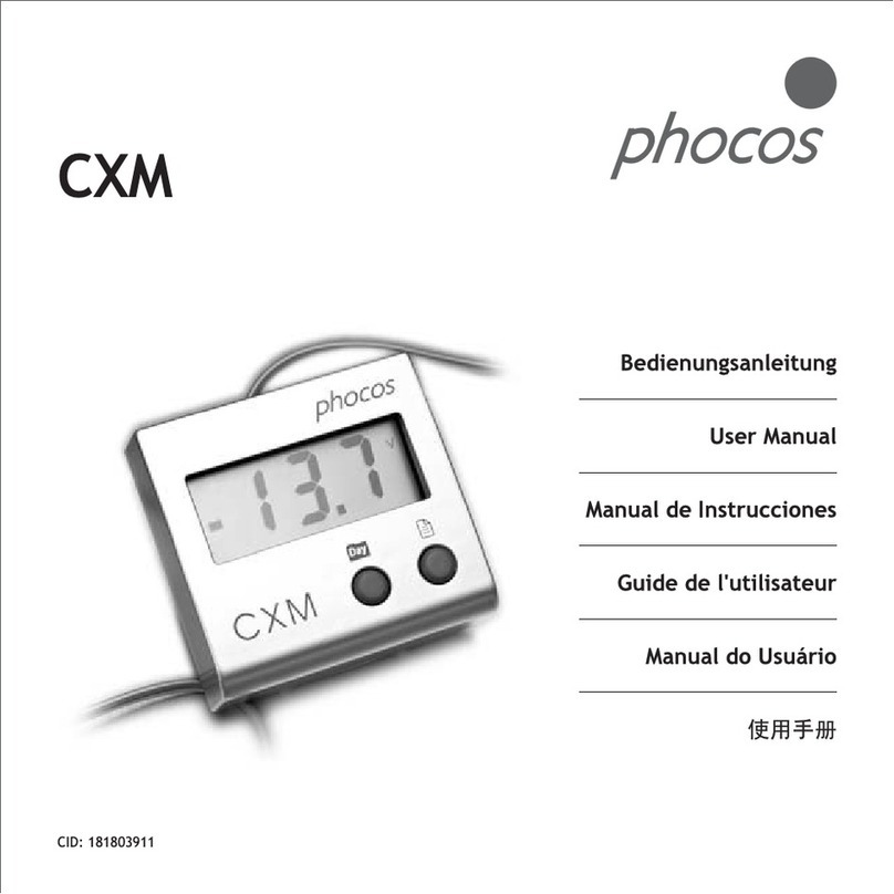 Phocos CXM User manual
