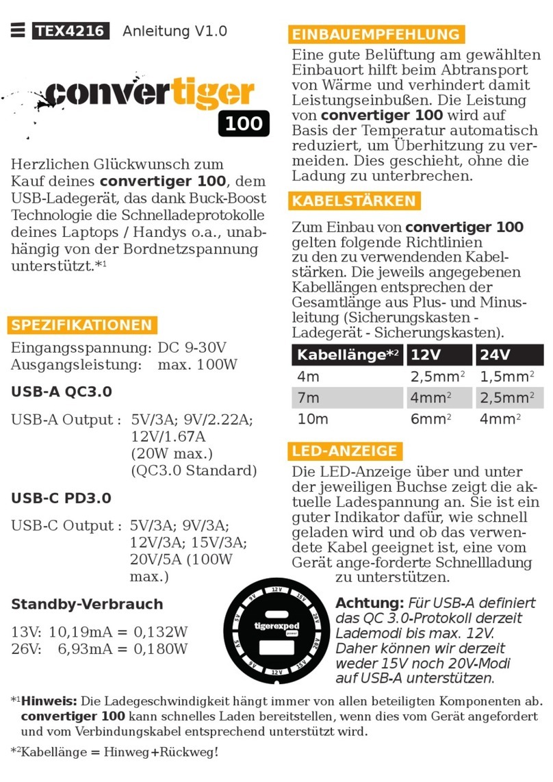 tigerexped convertiger 100 manual