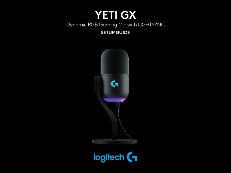 Logitech YETI GX User manual
