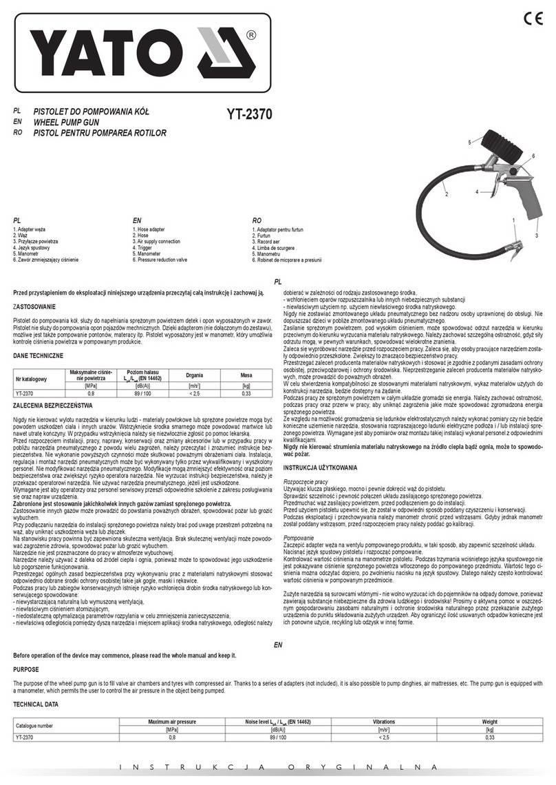 YATO YT-2370 User manual