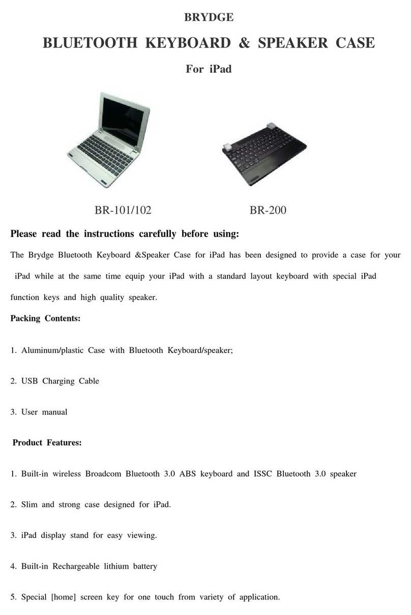 Brydge BR-200 quick start guide