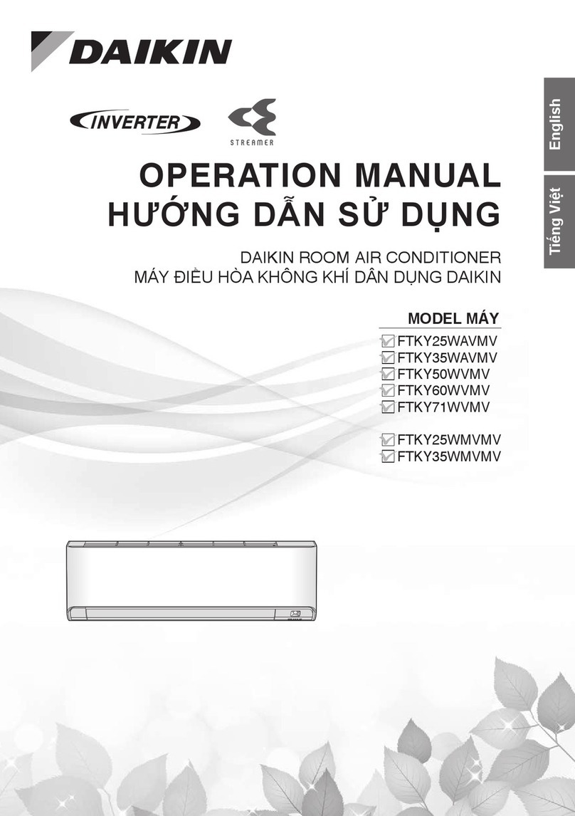 Daikin FTKY25WAVMV User manual