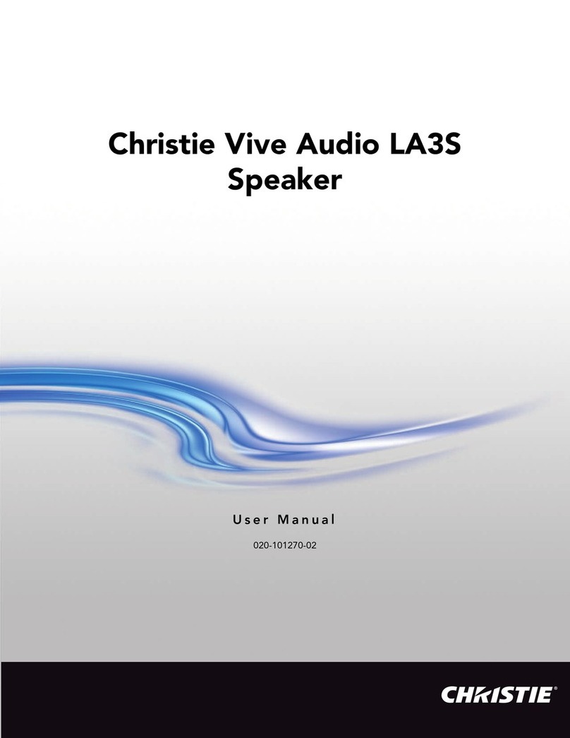 Christie LA3S user manual