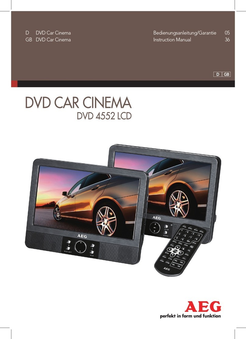 AEG DVD 4552 LCD User manual