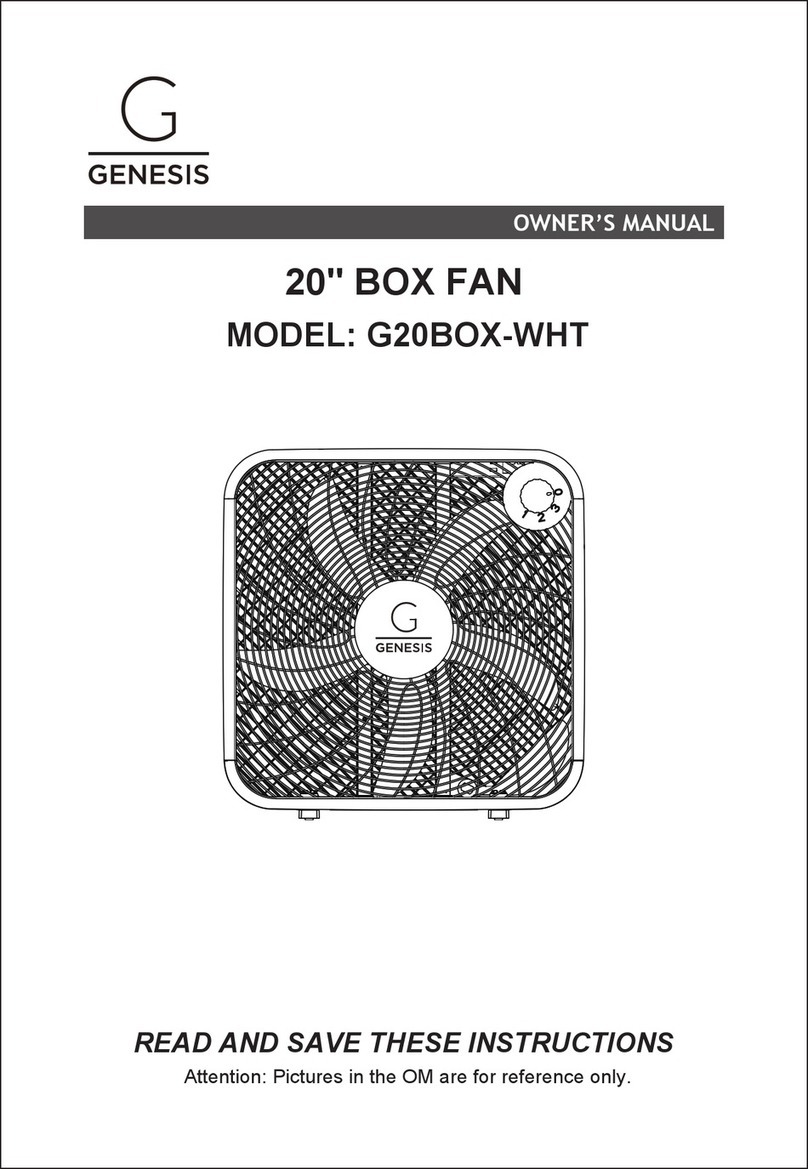 Genesis G20BOX-WHT User manual