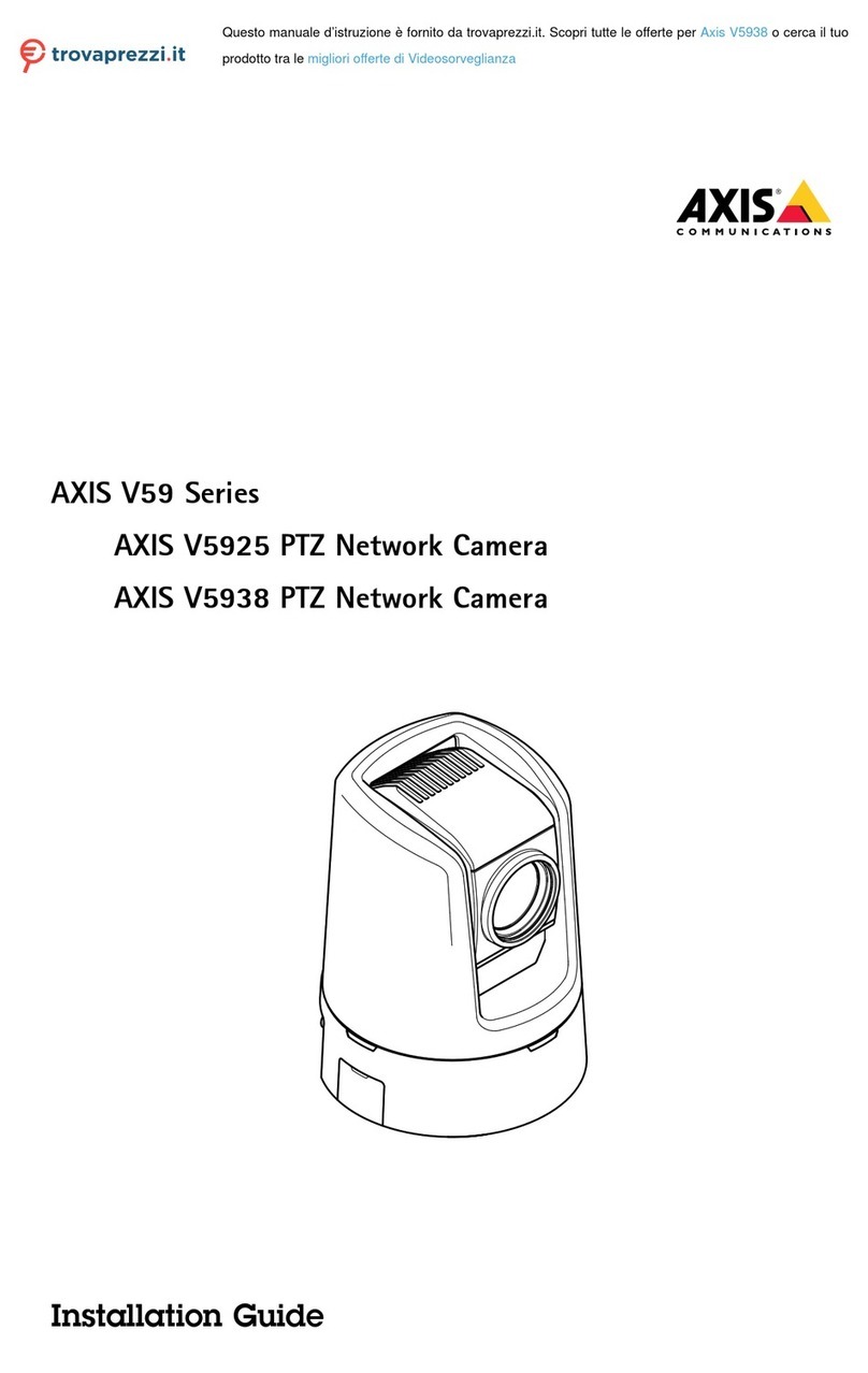 Axis V59 Series User manual