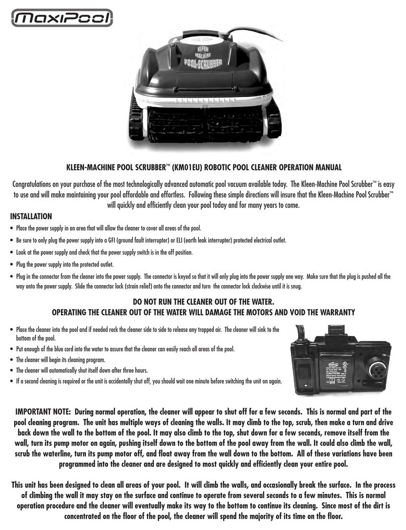 MaxiPool KM01EU Operation manual