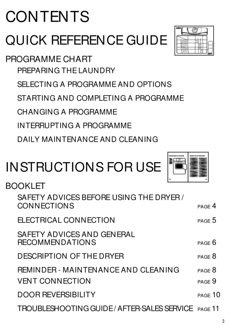 Whirlpool AWZ8377 Quick reference guide Whirlpool AWZ8377 Quick reference guide