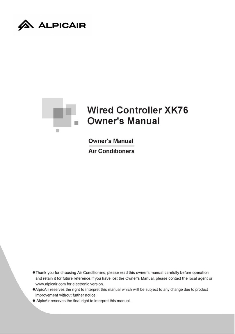 Alpic Air XK76 owner's manual