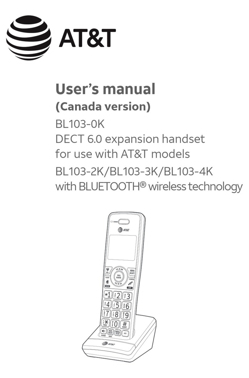 AT&T BL103-0K user manual AT&T BL103-0K user manual