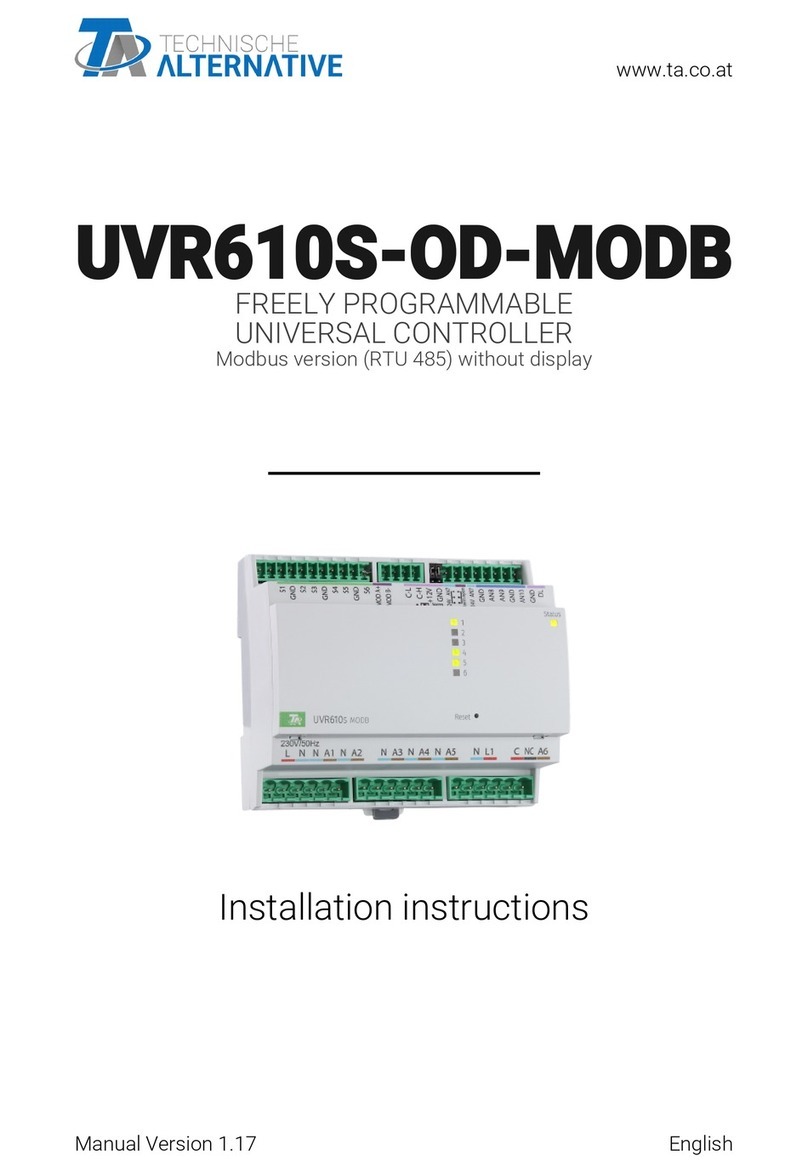 Technische Alternative UVR610S-OD-MODB User manual