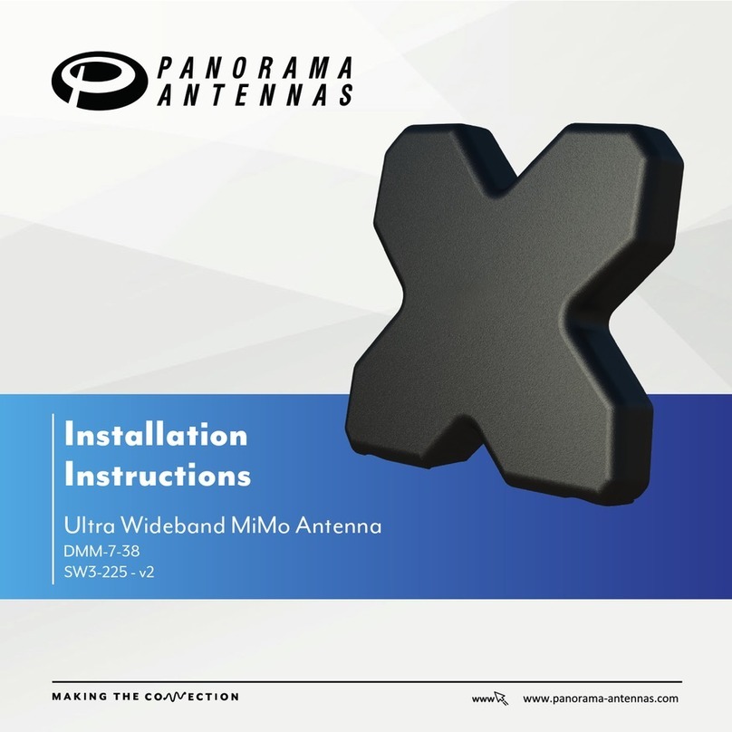 Panorama Antennas DMM-7-38 installation instructions Panorama Antennas DMM-7-38 installation instructions