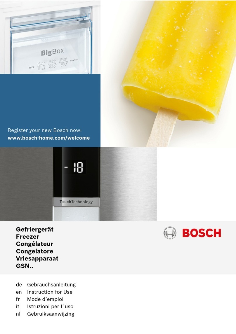 Bosch GSN58AWDP User manual Bosch GSN58AWDP User manual
