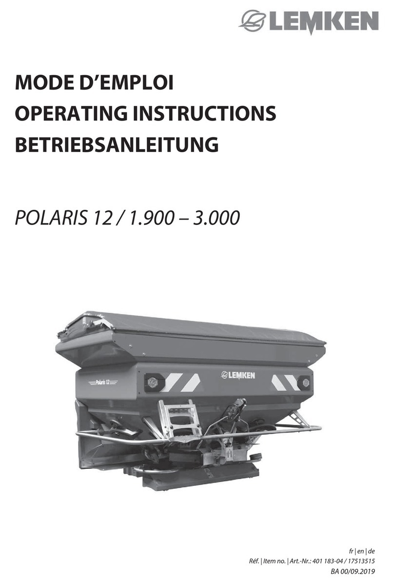LEMKEN POLARIS 12 User manual