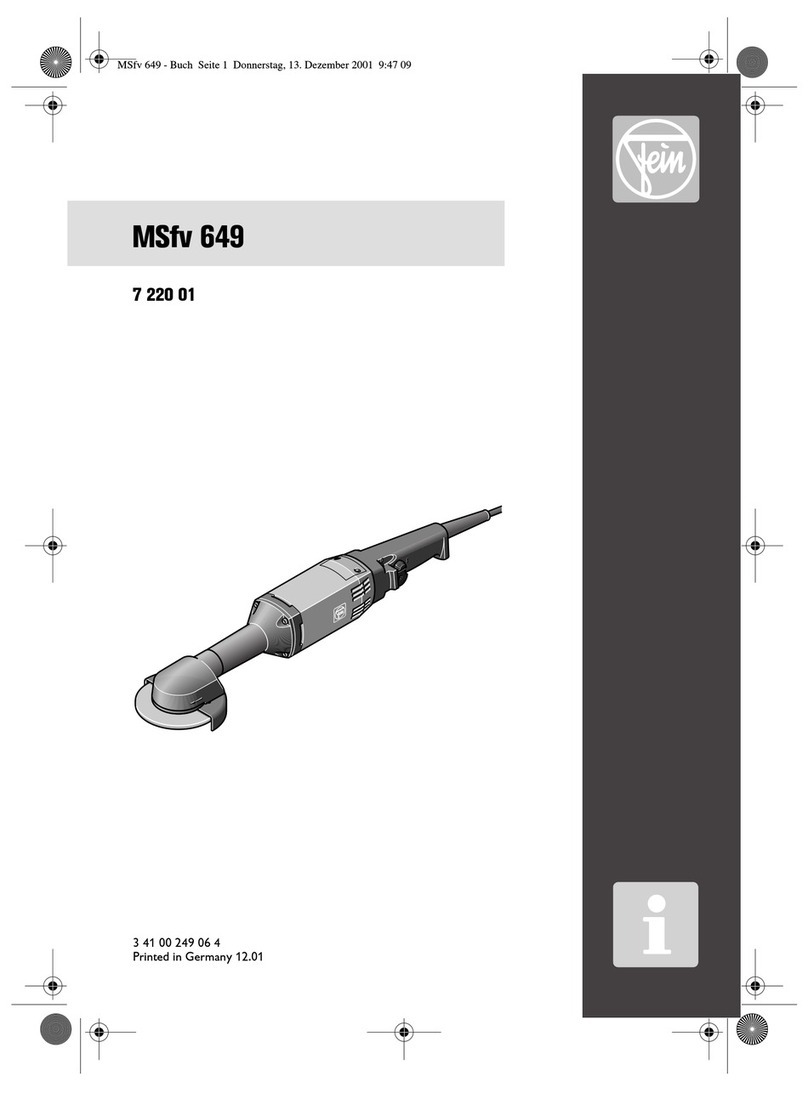 Fein MSfv 649 User manual
