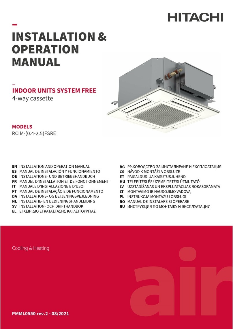 Hitachi RCIM-0.4FSRE User manual