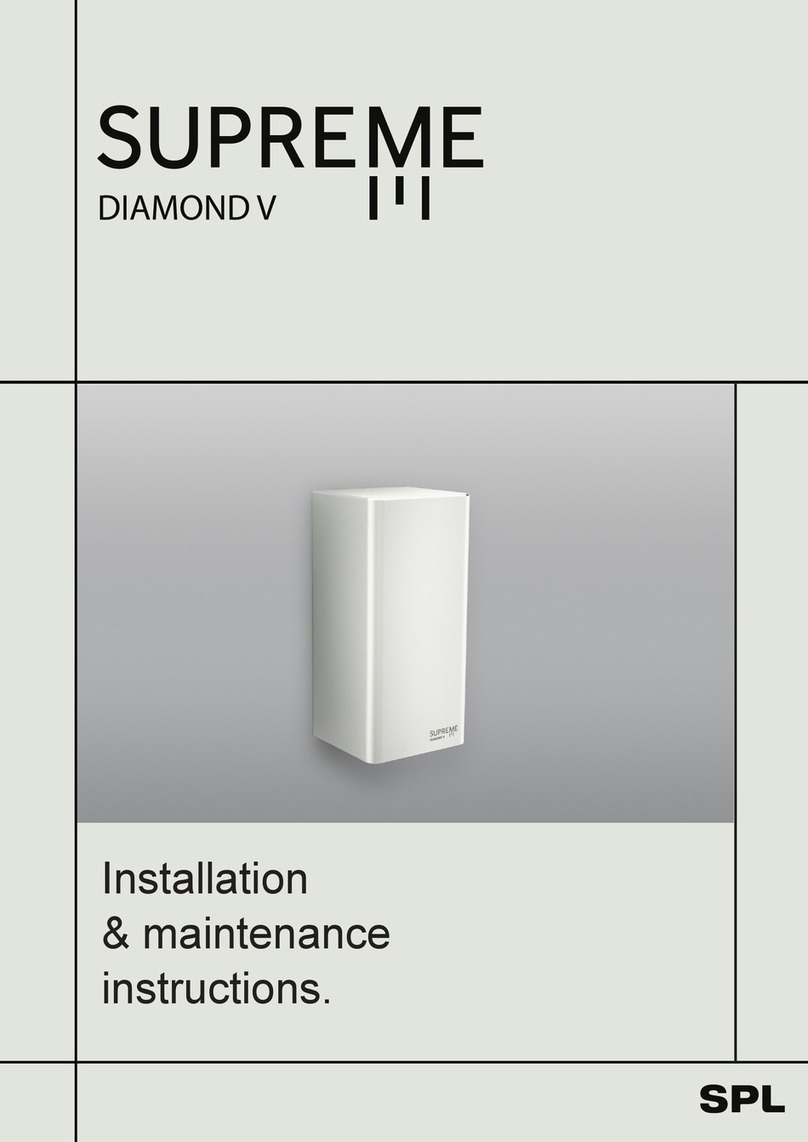 SPL SUPREME DIAMOND V Installation & maintenance instructions