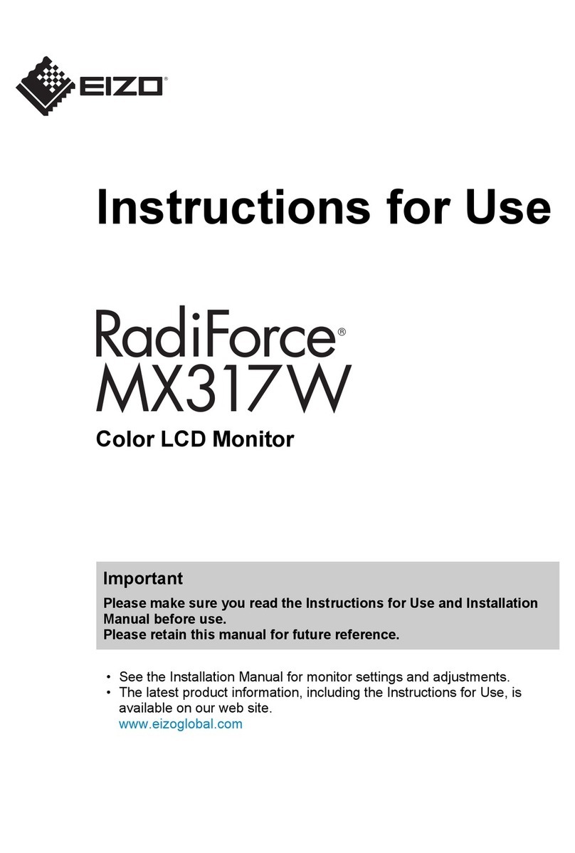 Eizo RadiForce MX317W User manual