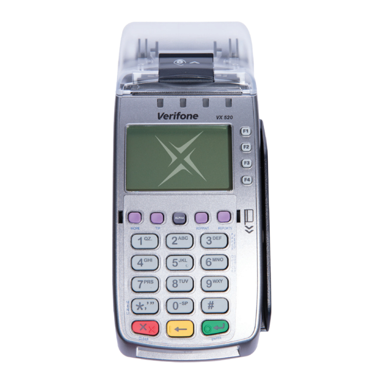 AFS Verifone VX520 User manual