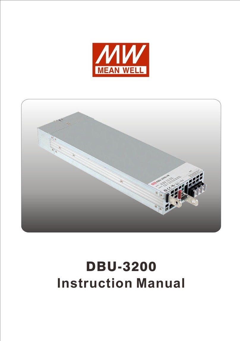 Meanwell DBU-3200 Series instruction manual