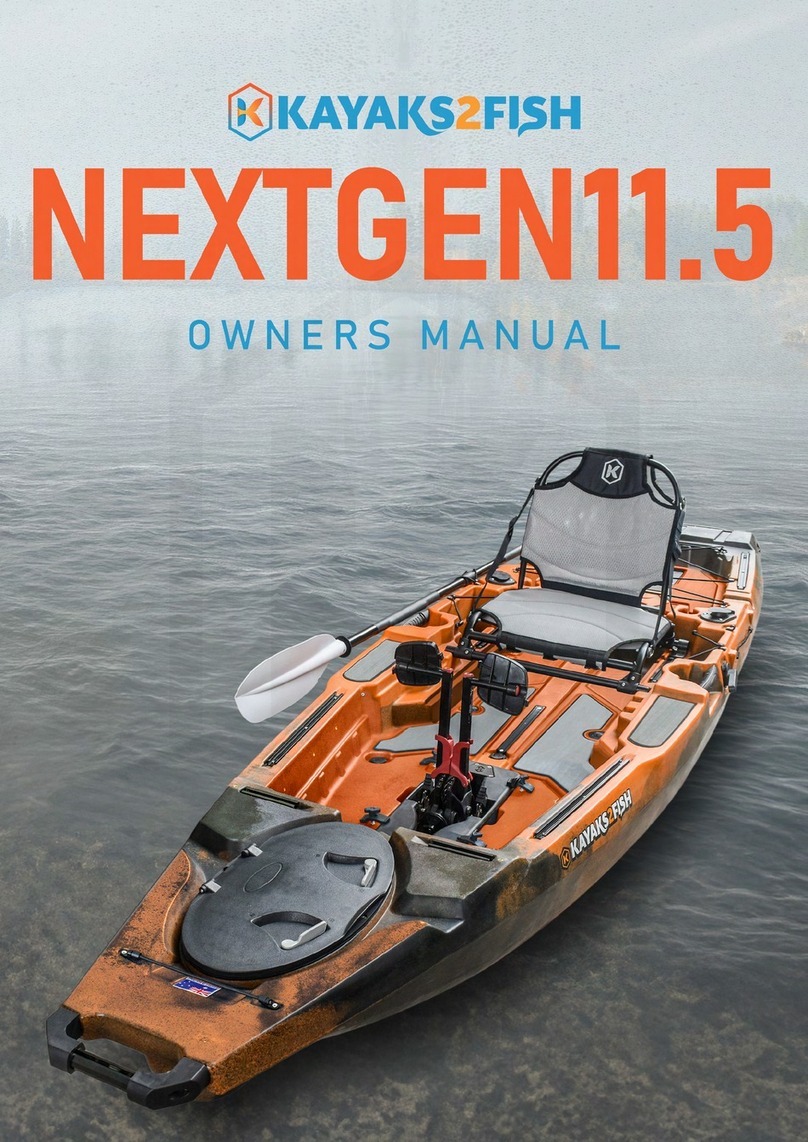 KAYAKS2FISH NEXTGEN 11.5 owner's manual