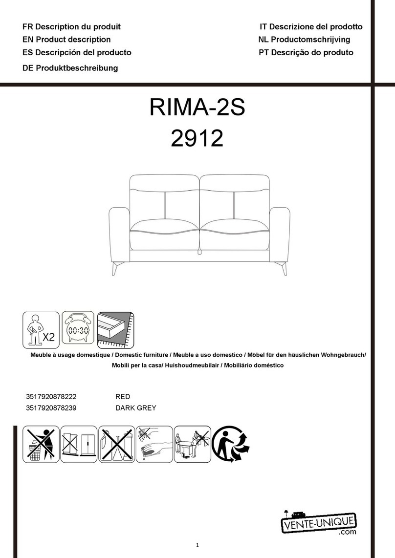 Vente Unique RIMA-2S Technical specifications Vente Unique RIMA-2S Technical specifications