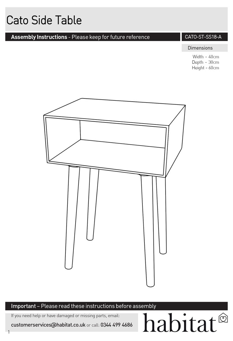 Habitat CATO-ST-SS18-A User manual