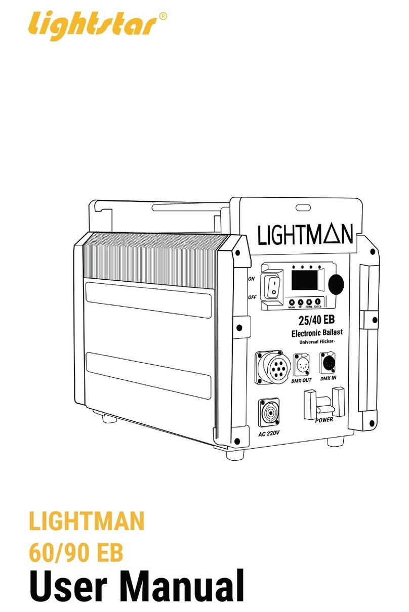Lightstar LIGHTMAN 60/90 EB user manual