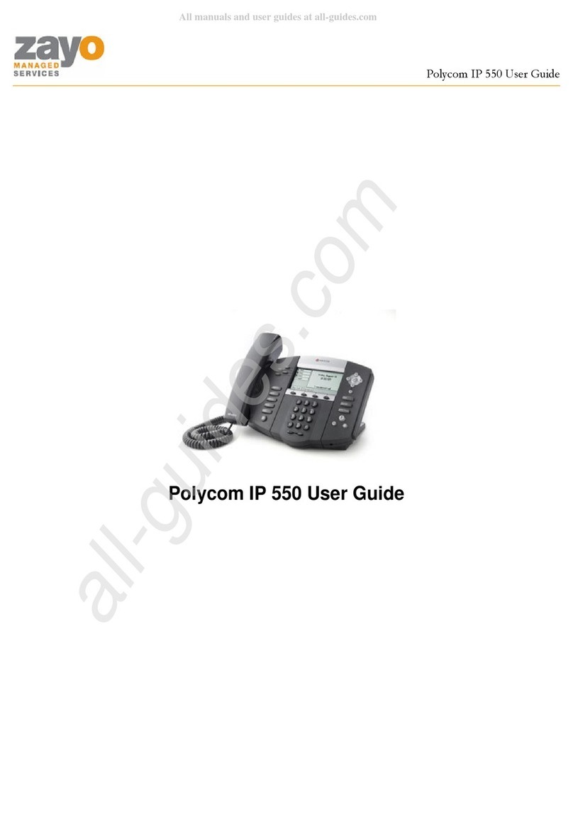 Polycom IP 550 User manual