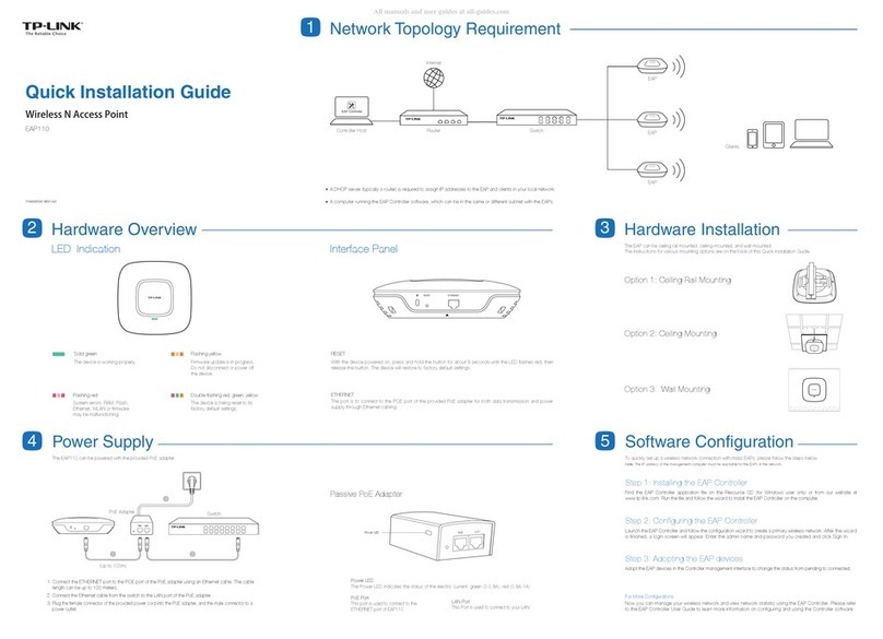TP-Link Auranet EAP110 User manual