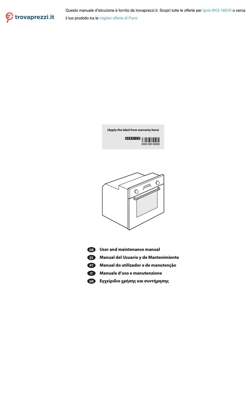 Ignis AKS 160/IX User and maintenance manual