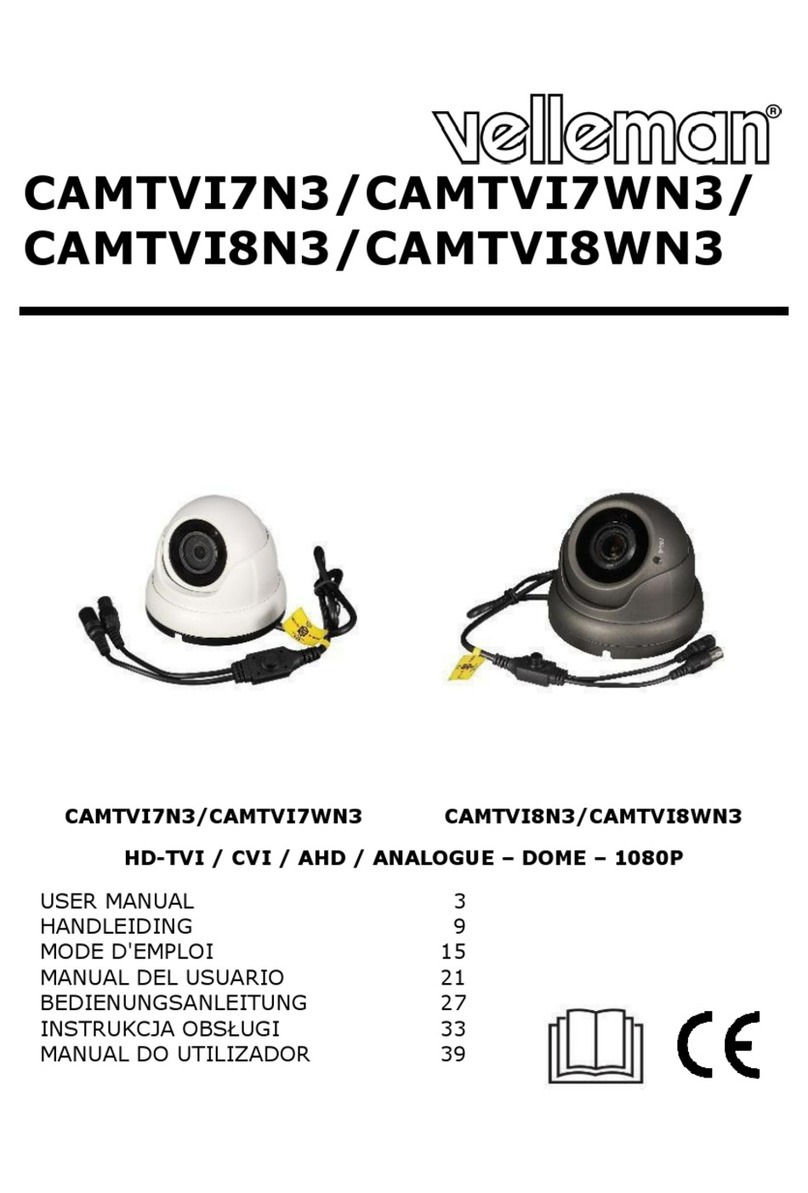 Velleman CAMTVI7N3 user manual