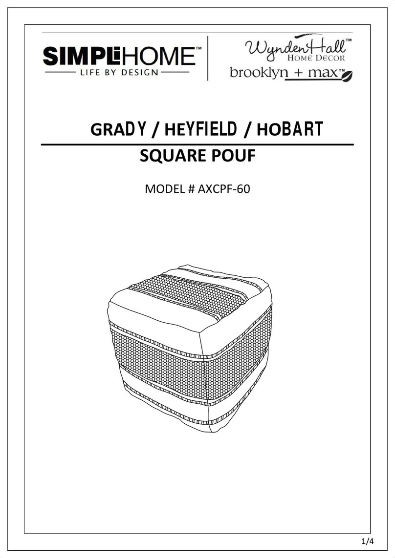 Simpli Home WyndenHall brooklyn+max AXCPF-60 quick start guide