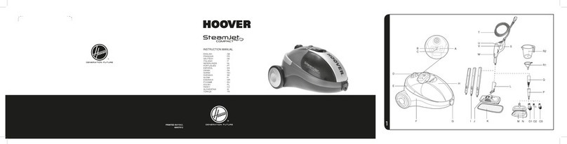 Hoover SteamJet COMPACT SCM1500 User manual