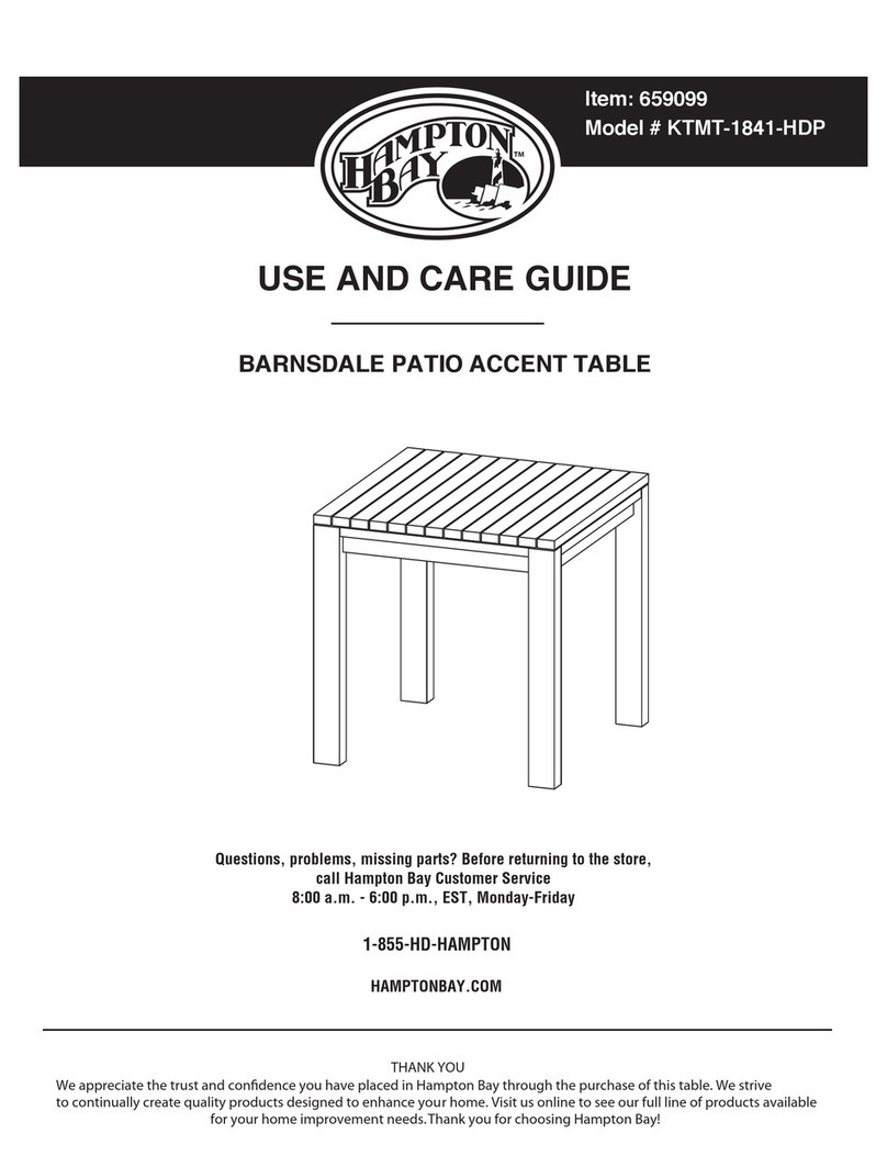 HAMPTON BAY BARNSDALE KTMT-1841-HDP User manual HAMPTON BAY BARNSDALE KTMT-1841-HDP User manual