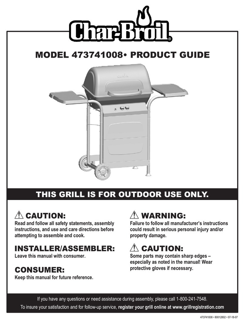 Char-Broil 473741008 User manual