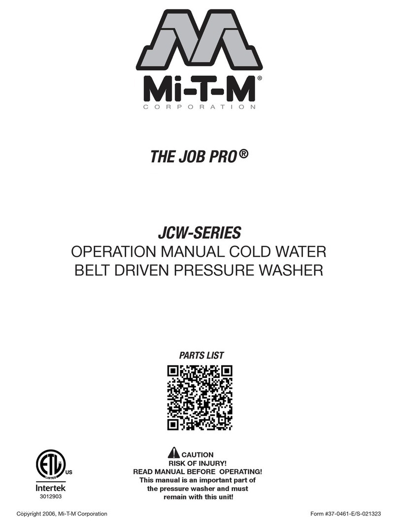 Mi-T-M THE JOB PRO JCW Series User manual