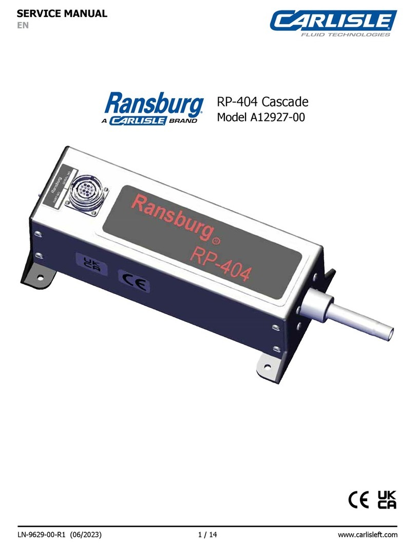 Carlisle Ransburg RP-404 Service manual