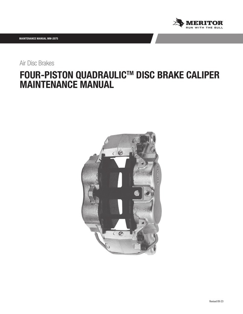 Meritor MM-2075 Maintenance manual